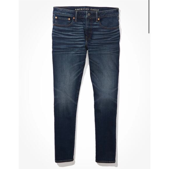 American Eagle Jeans, Athletic Fit Dark Wash Denim Ne(X)t Level Airflex, Stretch - Picture 1 of 16